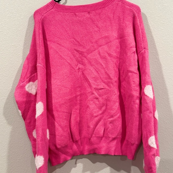 💗💕Alter’d State Pink Heart Sweater | NWT | Size Large | Valentine’s Day💗💕 - Picture 9 of 9